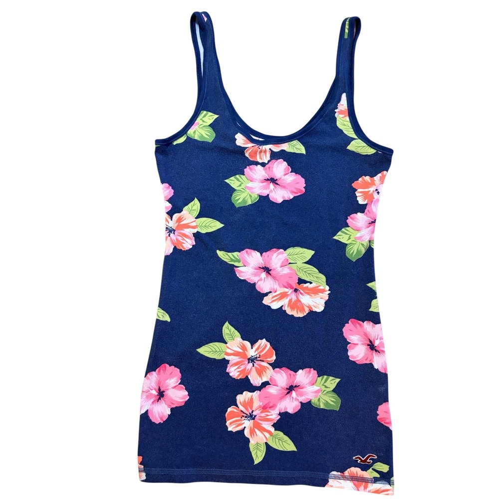 Hollister y2k Floral Tank Top Medium